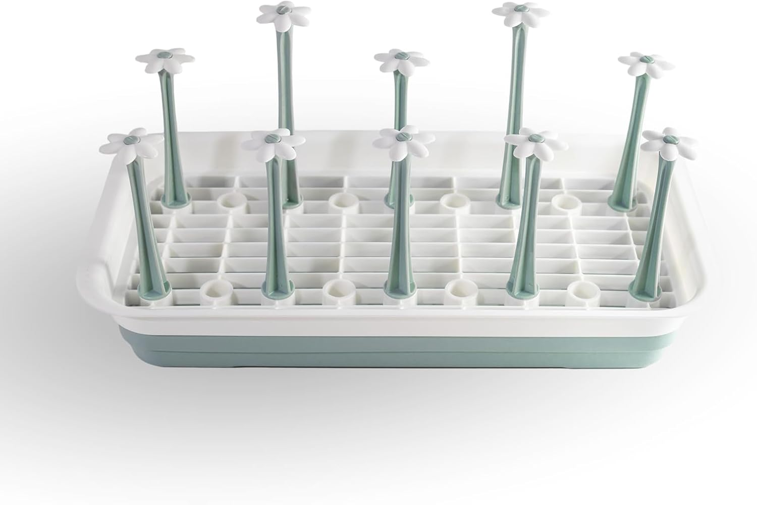 Large Countertop Bottle Drying Rack - Ideal for Insulated Water Bottles, Drinking Glasses, Sports Bottles, Baby Bottle Drying Rack, Tumblers, Mugs, Bottle Washer image number 1