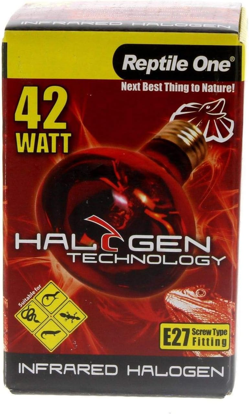 Reptile One 42 Watt Infrared Heat Globe Bulb Lamp Eqv 60W Eddison Snake, Lizard image number 1