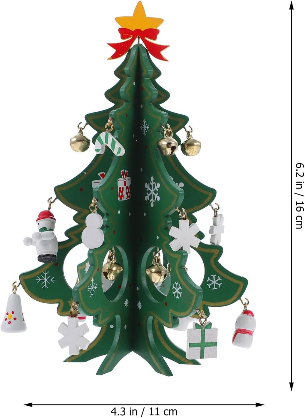 Creative Mini Xmas Tree Ornament Tabletop Christmas Tree Decoration for Home Office and Festive Displays Holiday and Window Decor image number 2