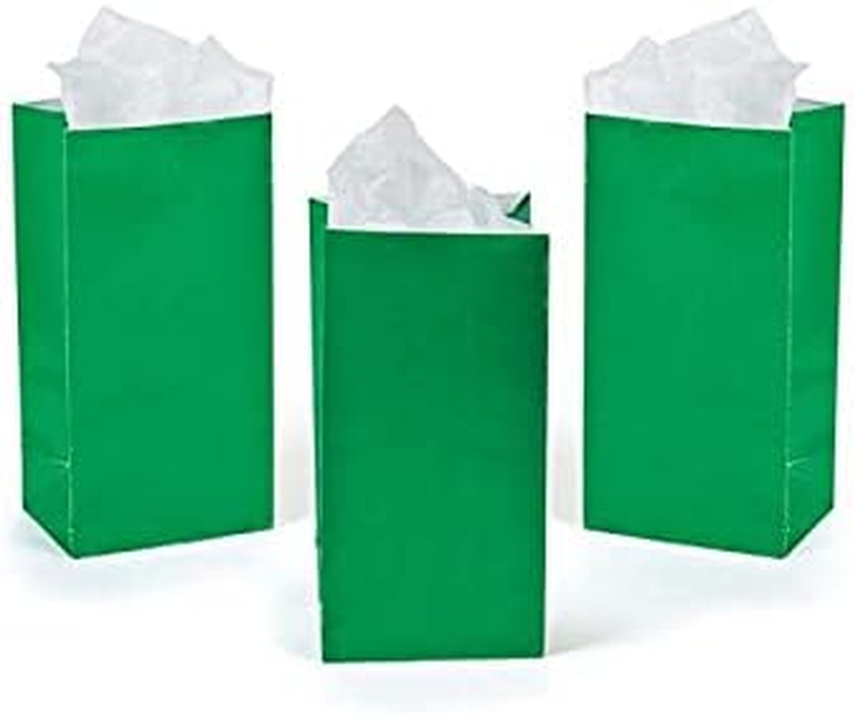 Unique 12 Paper Bags 12 Paper Bags, Green, Green image number 3