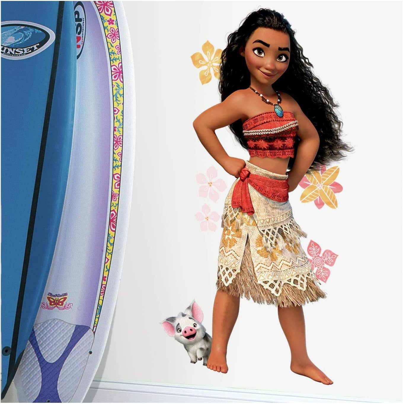 Roommates RMK3383GM Moana Peel and Stick Giant Wall Decals,Multicolor image number 2