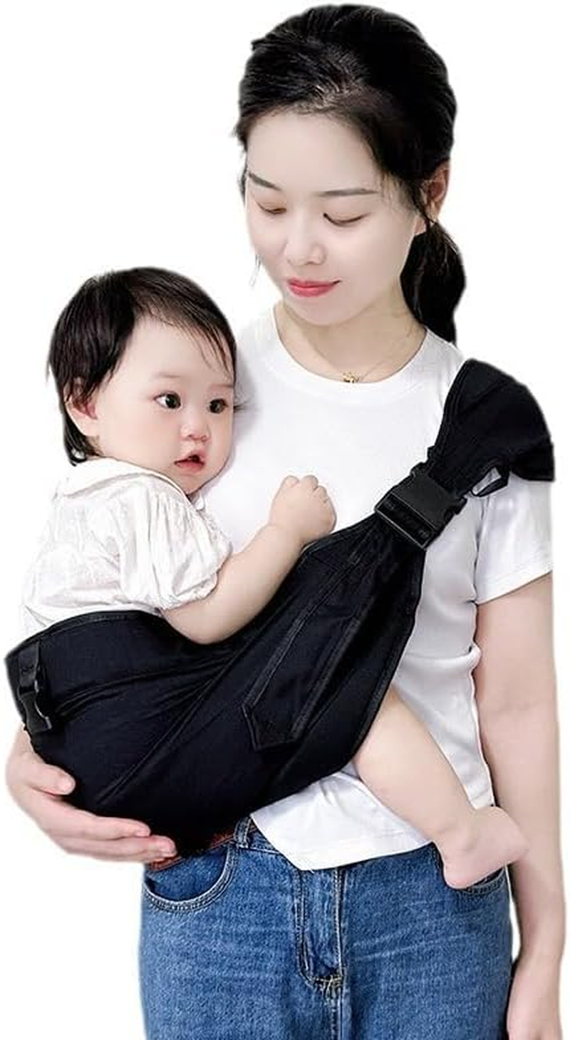 Baby Toddler Sling Carrier Lightweight Hip Slings Carrying Non-Slip Side Kid Holder Chest Wrap 0-12 Months Infants & Toddlers Newborn to Sling, Nursing Outdoor Travel Breathable image number 2