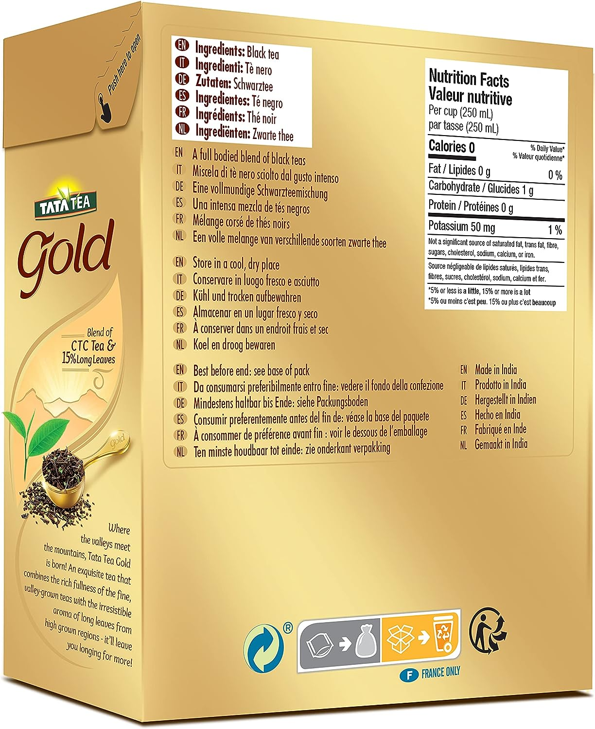 Tata Tea Gold Loose Black Tea 900 G image number 2