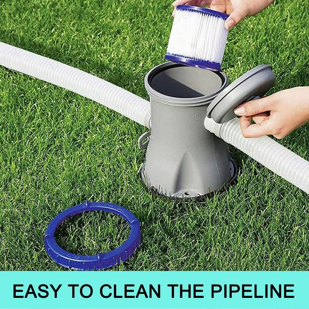 6 Pack Spa Swimming Pool Filters Cartridge Size VI for Lay Z Bestway 58323 Replacement Pool Filter Cleaner