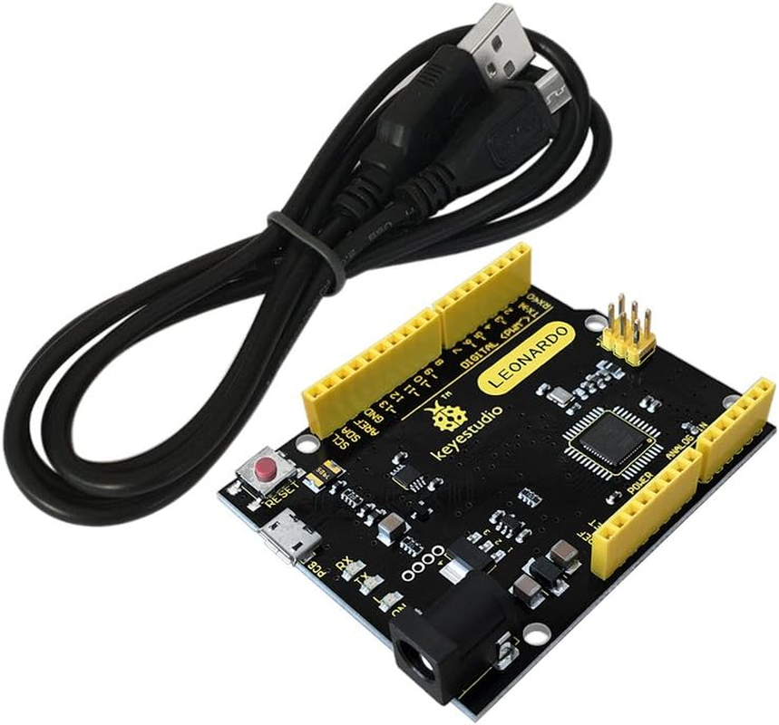 KEYESTUDIO Leonardo R3 Development Board with USB Cable for Arduino Starter Kit image number 3