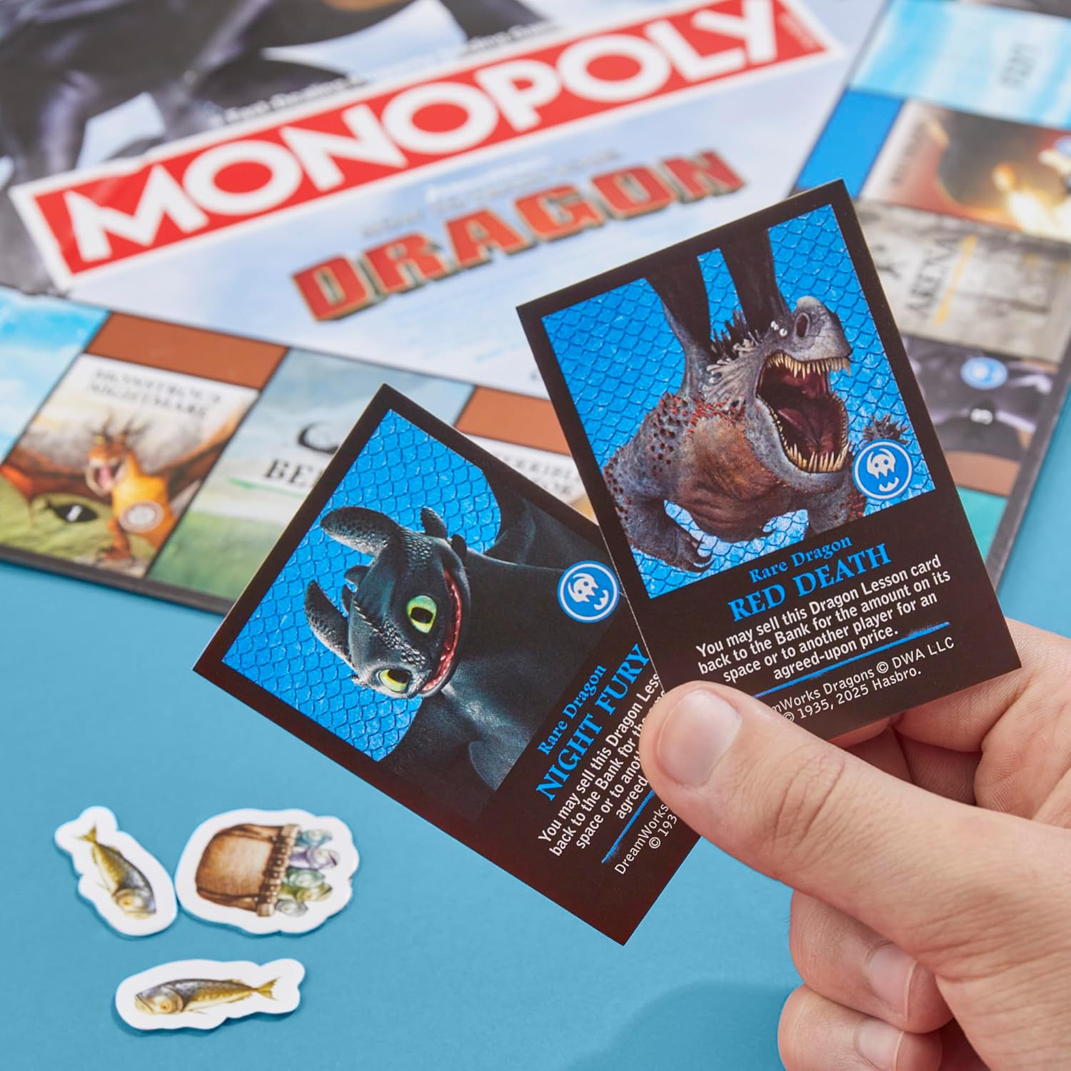Hasbro Gaming Dreamworks How to Train Your Dragon Edition Monopoly Board Game | Ages 8+ | 2 to 4 Players | 45 Mins. | Fun Family Games for Kids, Teens, and Adults | Kids Gifts image number 2