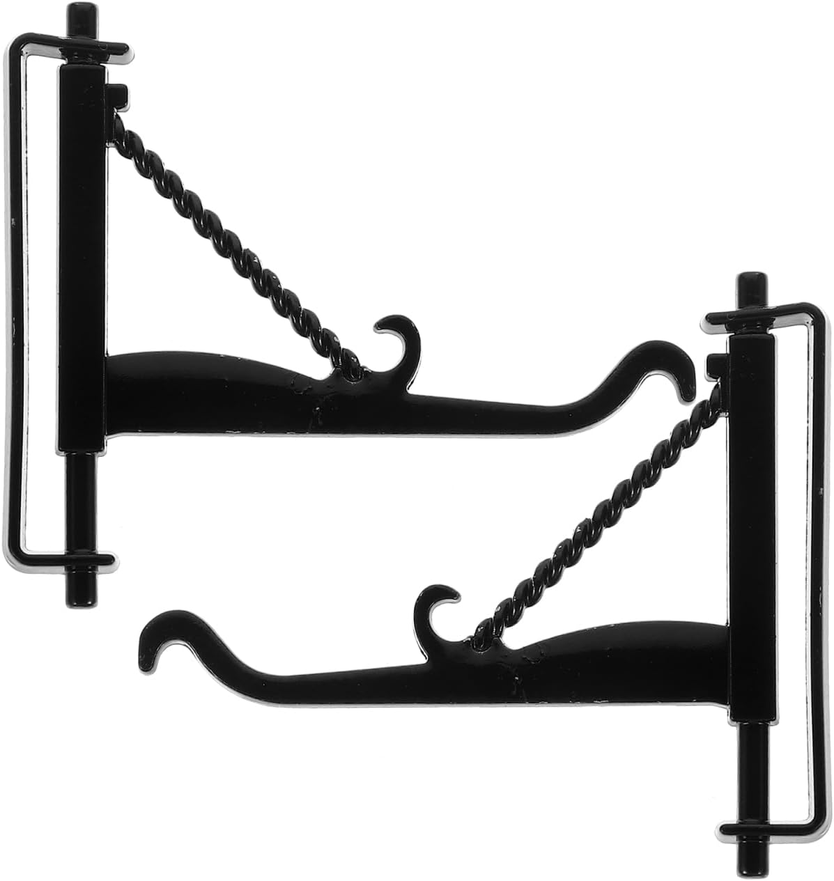 2Pcs Miniature Plant Hangers Decorative Hooks for Tiny House for Christmas Lights and Micro Gardens Reliable Miniature Brackets for Crafts and Outdoor Scenes image number 2