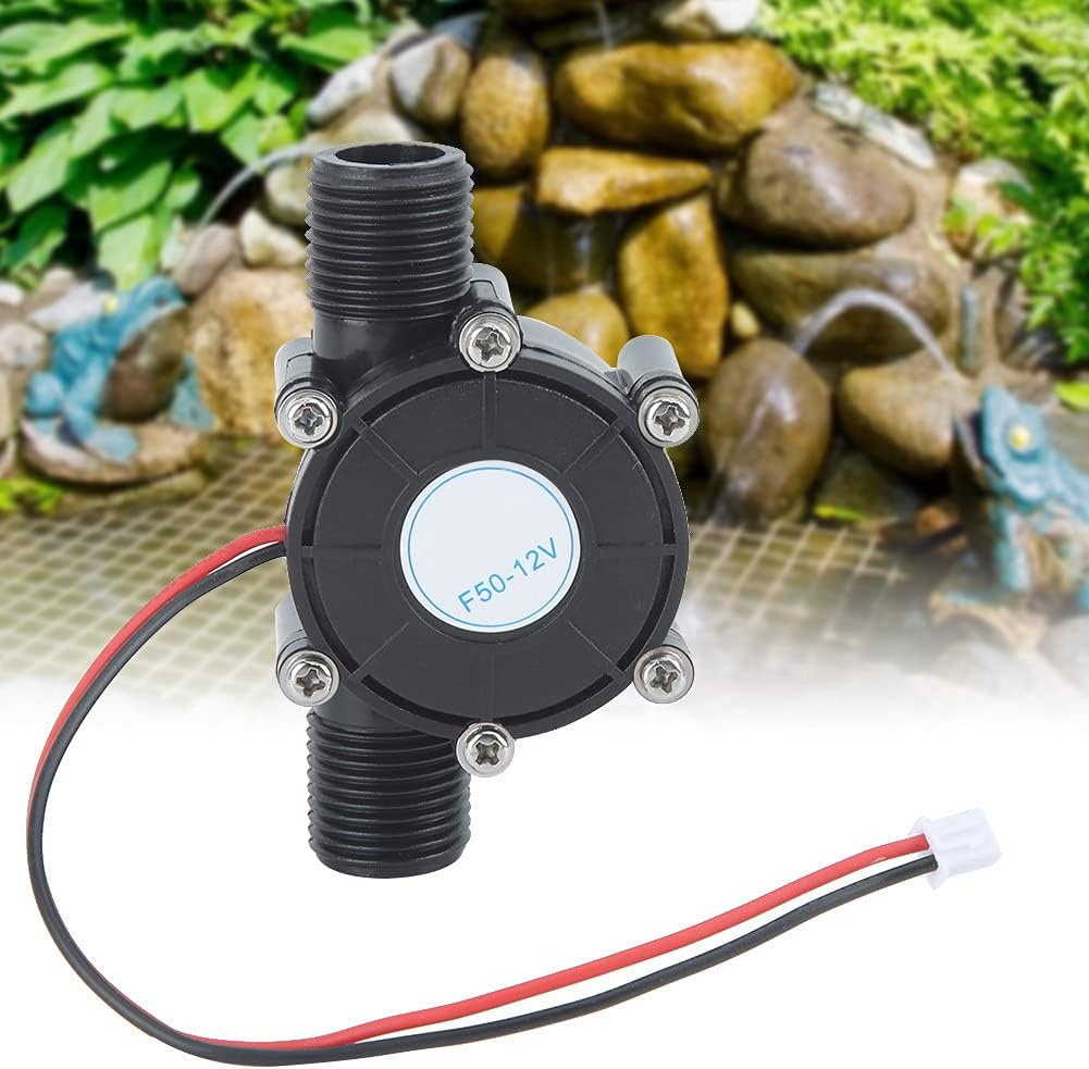 DC Electric Micro Hydroelectric, High Performance Water Turbine Generator Black Long Life Watercourse 12V 10W for Light and Sound System for Bathroom image number 6