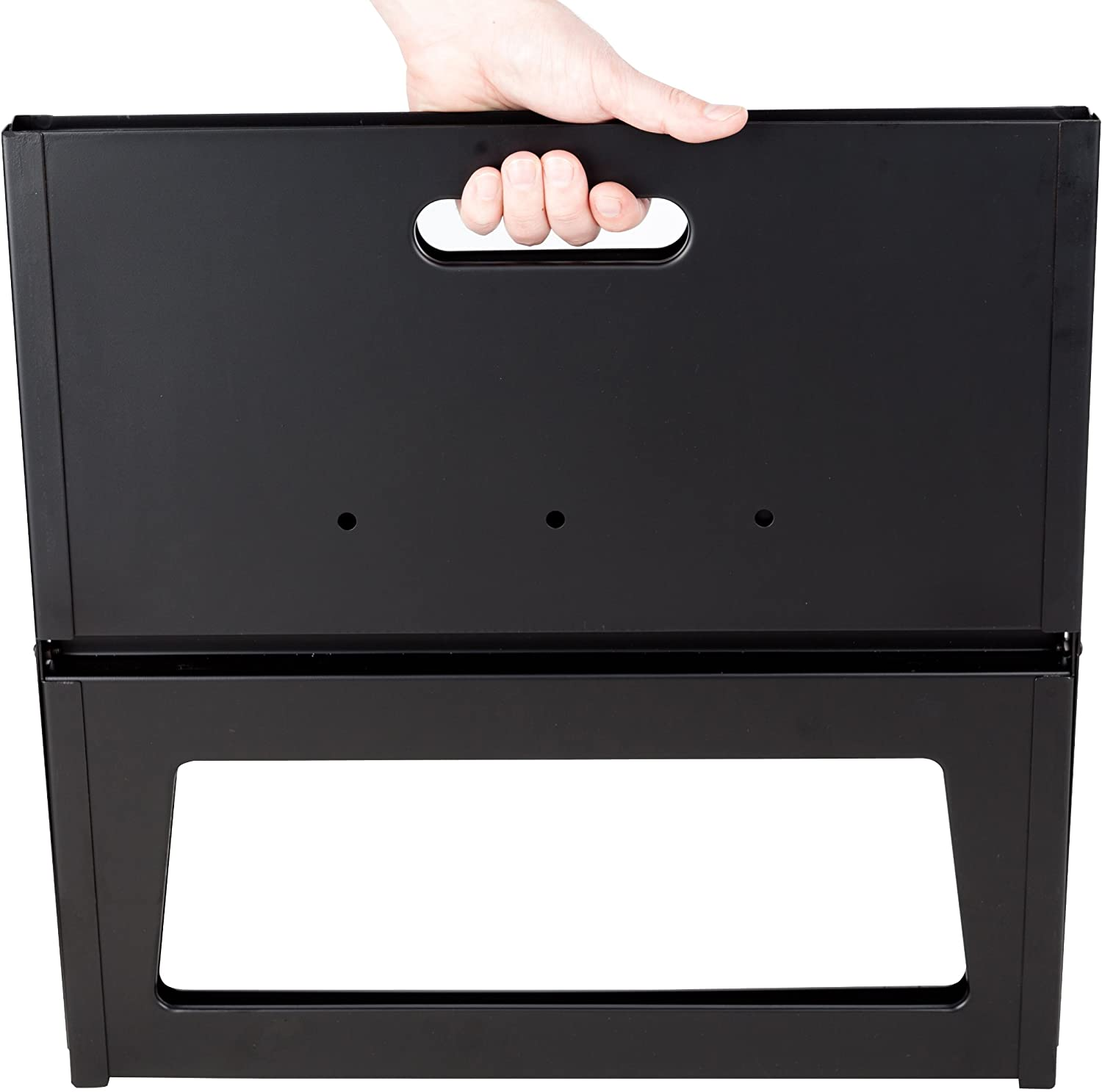 Fire Sense 60508 Black Notebook Charcoal Grill, 14.18" H X 11.82" W X 17.53" L image number 5