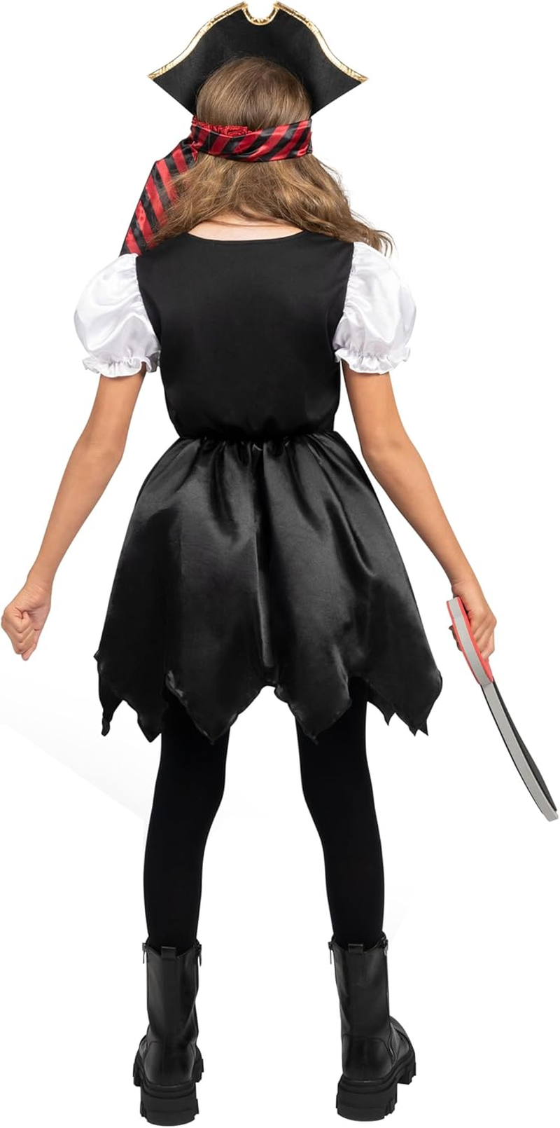 Spooktacular Creations Halloween Kids Pirate Costume, Pirate Dress for Girls, Buccaneer Princess Outfit for Toddler Dressup image number 2