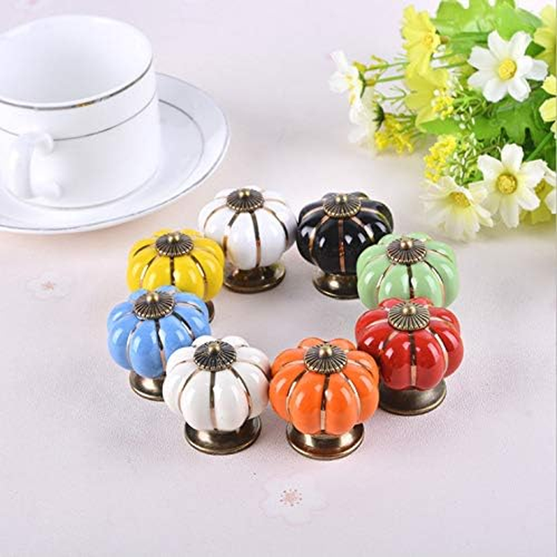 Fatcolo(Tm) Kitchen Handles Pull Drawer Knobs Ceramic Door Cabinets Cupboard Hardware W/Screws image number 2