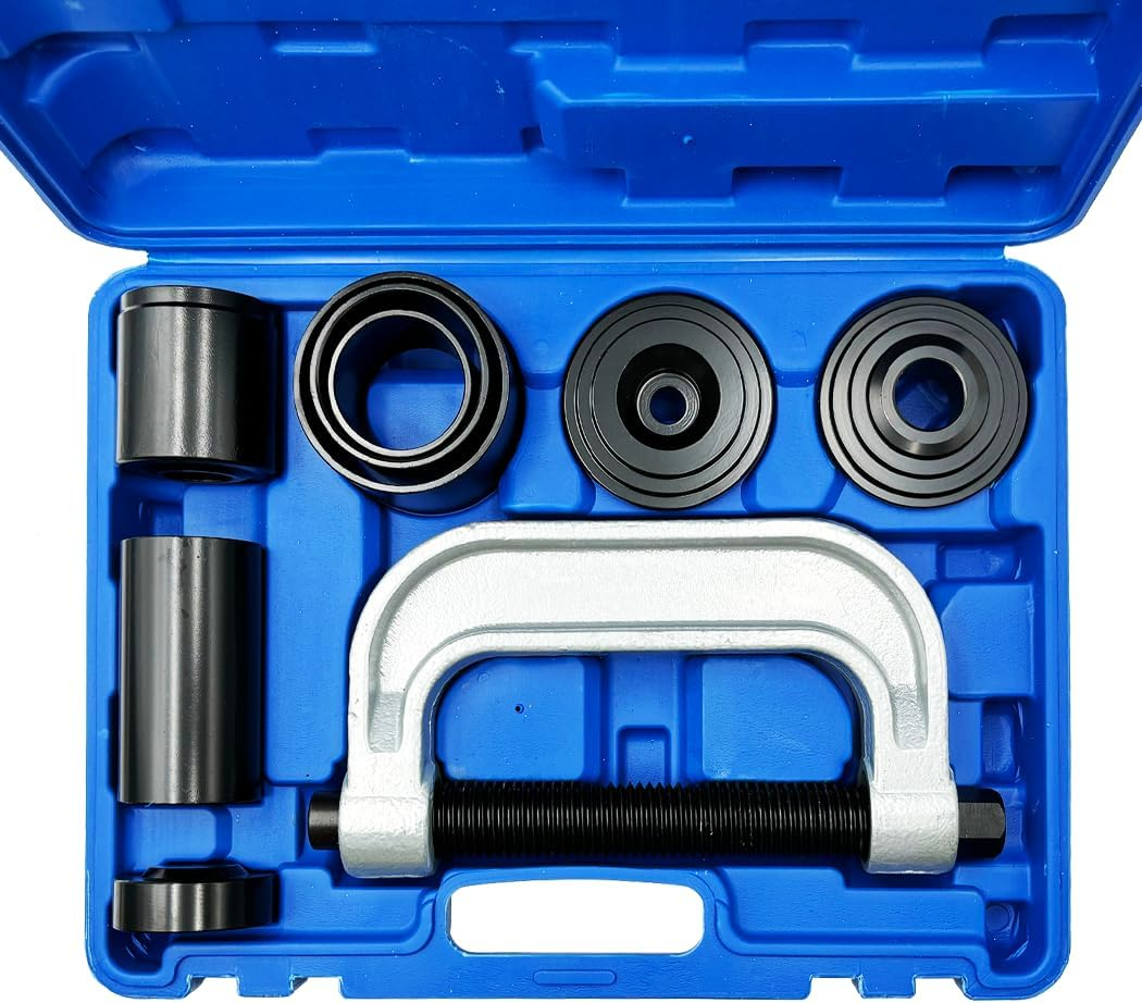 10PCS Ball Joint Press Service Kit Remover Installer Adaptor Set for 4X4 Vehicles, Garage Tool with Carrying Case for Most Cars and Light Trucks image number 3