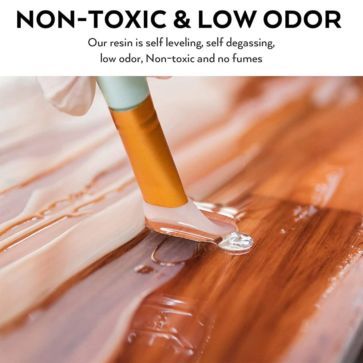 3L Crystal Clear Epoxy Resin Kit, 2:1 Ratio, Easy Mix & Cast, High Gloss, Perfect for Jewelry Making, Art Craft, Wood & Molds image number 6