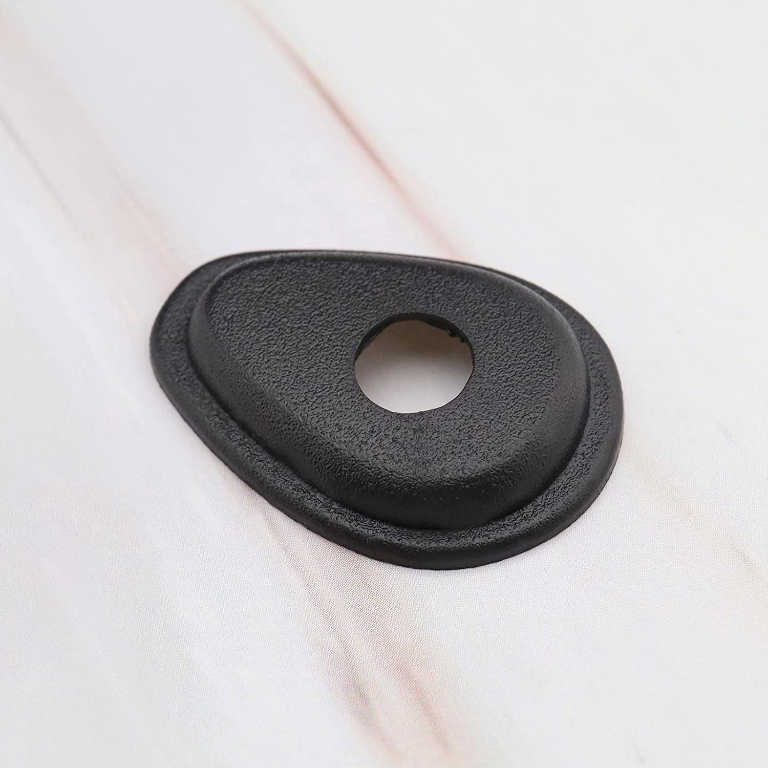 SING F LTD 2 Set Motorcycle Indicator Adaptor Plates for Yamaha MT07 MT09 - Front Rear Turn Signal Lights Adapter Plate - Black Plastic image number 6