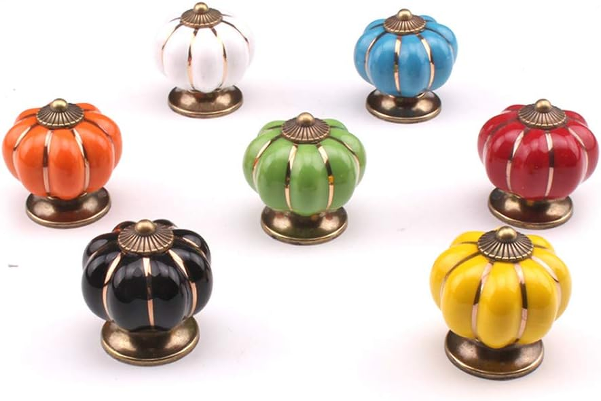 Fatcolo(Tm) Kitchen Handles Pull Drawer Knobs Ceramic Door Cabinets Cupboard Hardware W/Screws image number 5
