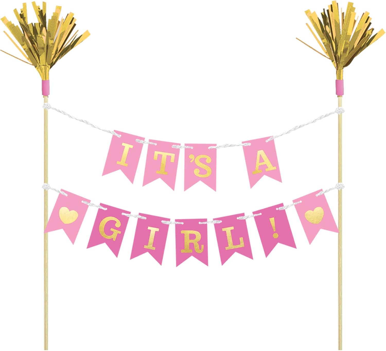 Amscan It'S a Girl Cake Pick Cake Topper