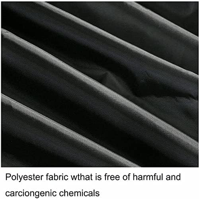 Bunny Hutch Cover COOSOO Triangular Dust-Proof Rabbit Cage Cover 420D Oxford Waterproof Dust Proof Pet Cage Cover with Zippers Poultry Cage Accessory Rabbit Cage Cover for Backyard Garden Winter (147&times;52&times;86Cm, Black) image number 2