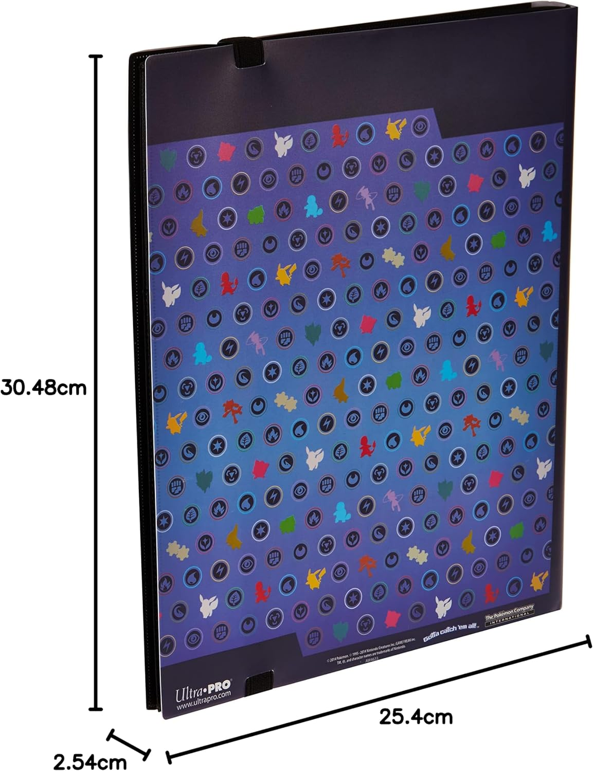 Ultra Pro E-84373 9-Pocket Pokemon Full-View Pro Binder: Silhouettes Album Blue image number 1