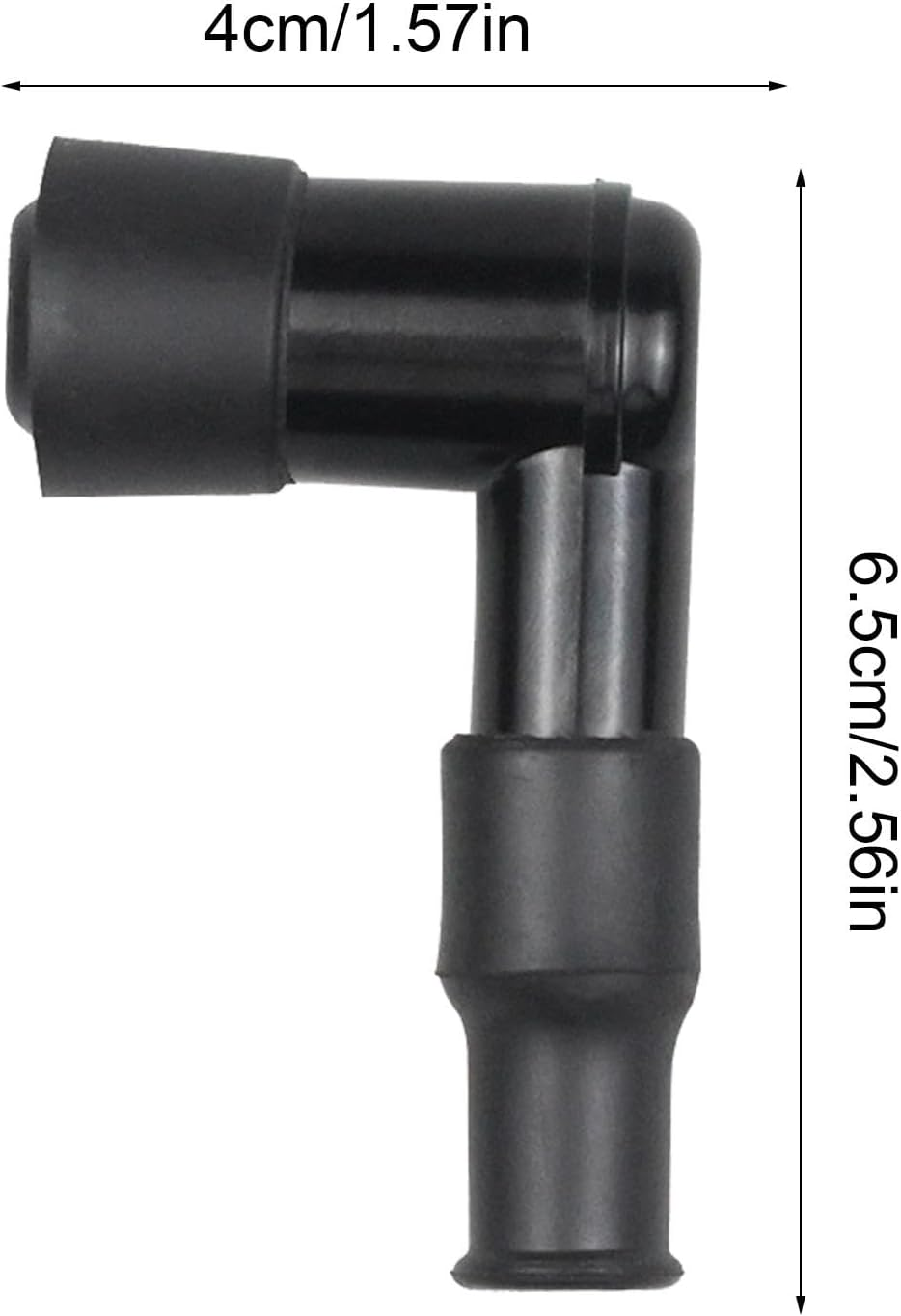 Generic Motorcycle Spark Plug Cap, Black Elbow Flashing, Maximizes Engine Power, Compatible with Motorcycle, 1 Pack image number 2