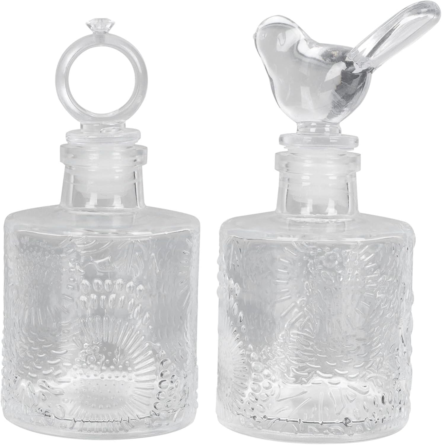 STOBAZA 2Pcs Aromatherapy Bottle Glass Bottle for Living Decor Retro Glass Perfume for Bathroom Storage image number 6