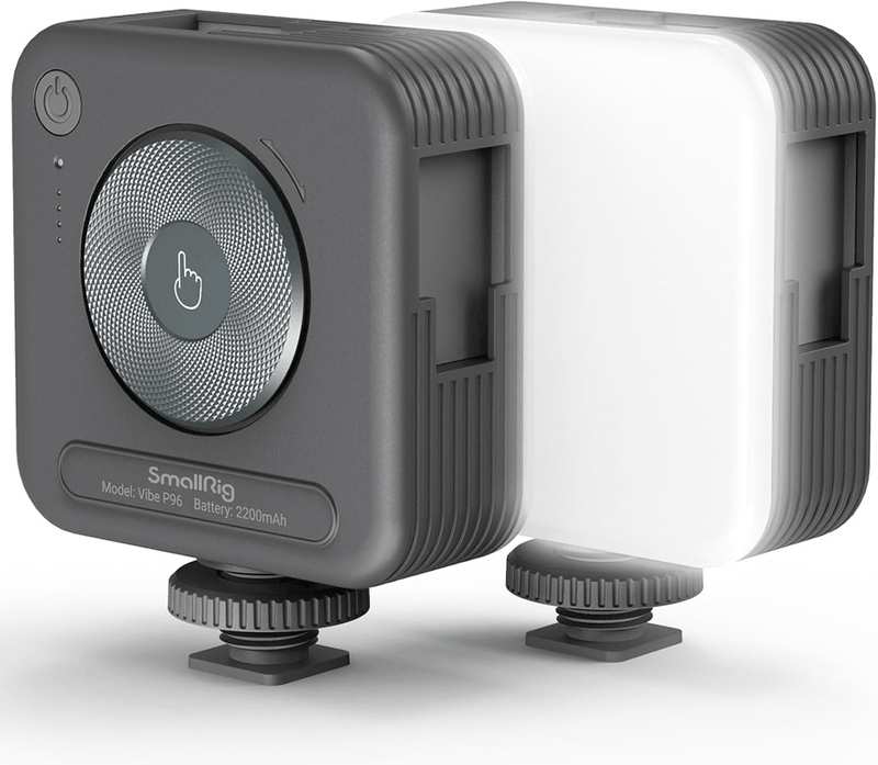 Smallrig P96 LED Video Light, Portable Camera Lights, 96 LED Beads for Photography Video Lighting, Rechargeable 2200Mah CRI 95+ 2700-6500K W 3 Cold Shoe - 3286B image number 2