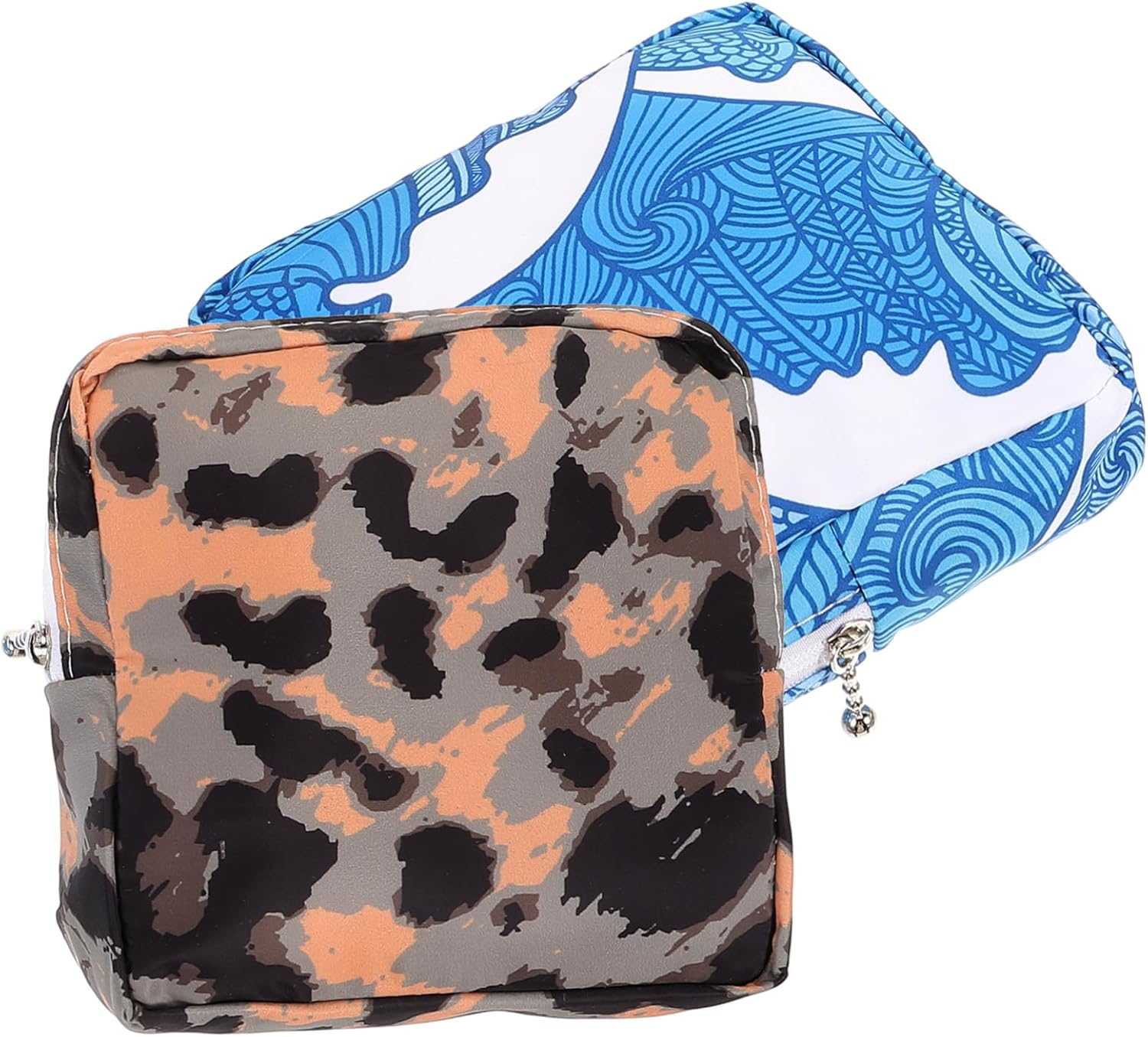 Travel Sanitary Napkin Bag Cotton Material Zippered Menstrual Pad Pouch for Makeup Storage Lipsticks Earphones and Coins