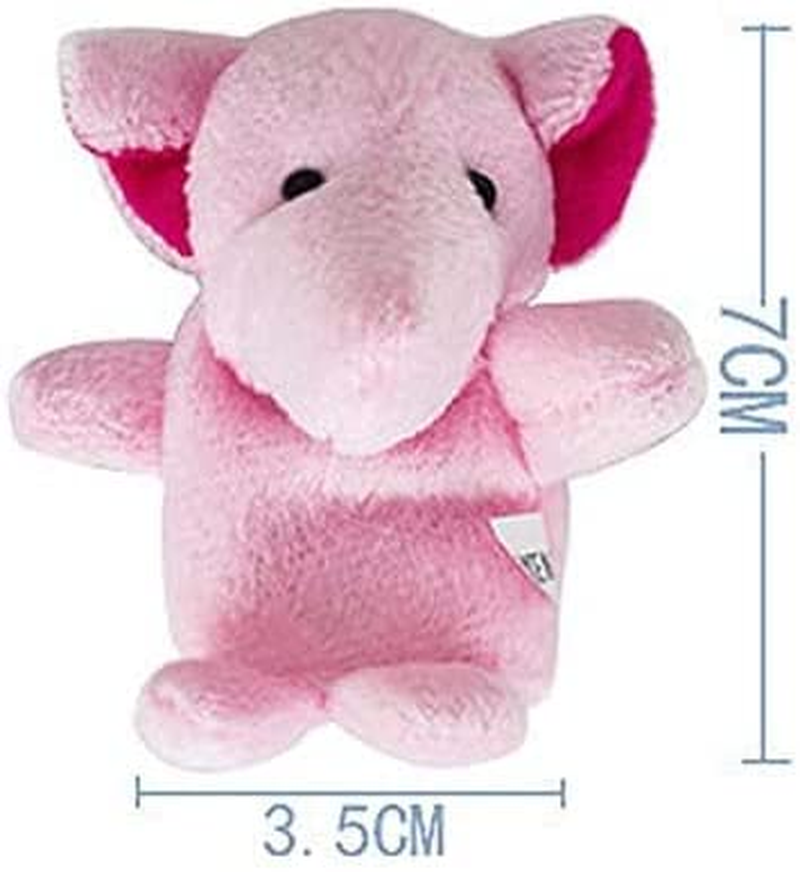 Animal Finger Puppets Set (10PCS), Velvet Animal Finger Puppets for Toddlers, Velvet Cute Cartoon Hand Animals Style Educational Toys Cloth Velvet Puppets Doll Mini Animals Zoo Babies Storytime Toy image number 2