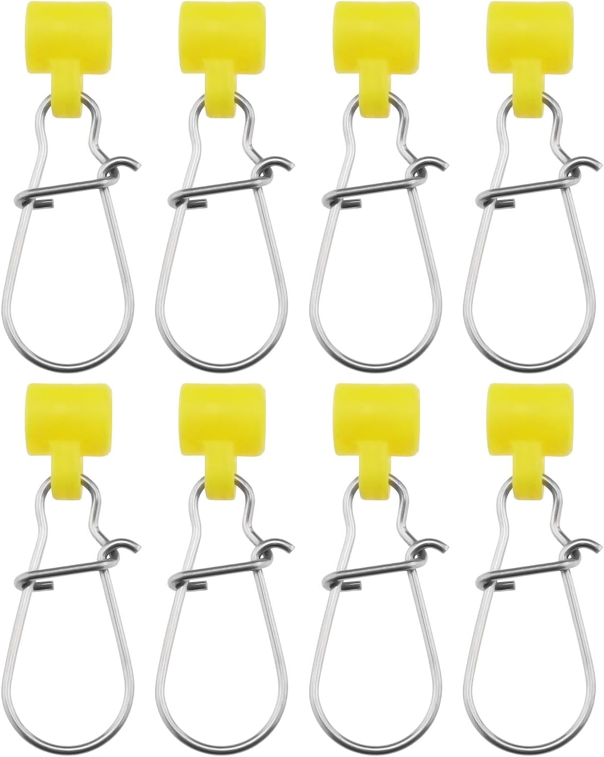 Create Idea 50Pcs Fishing Line Sinker Slide with Duo Lock Fishing Clips Sinker Slider with Hooked Snap Sinker Fishing Line Connector for Fishing Tackle image number 6