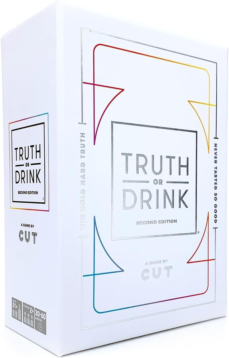 Truth or Drink the Game by Cut Games - Hilariously Funny Questions You&rsquo;D Dare to Answer Out Loud - Best Adult Card Game for Parties and Game Night (Truth or Drink: Second Edition) image number 5