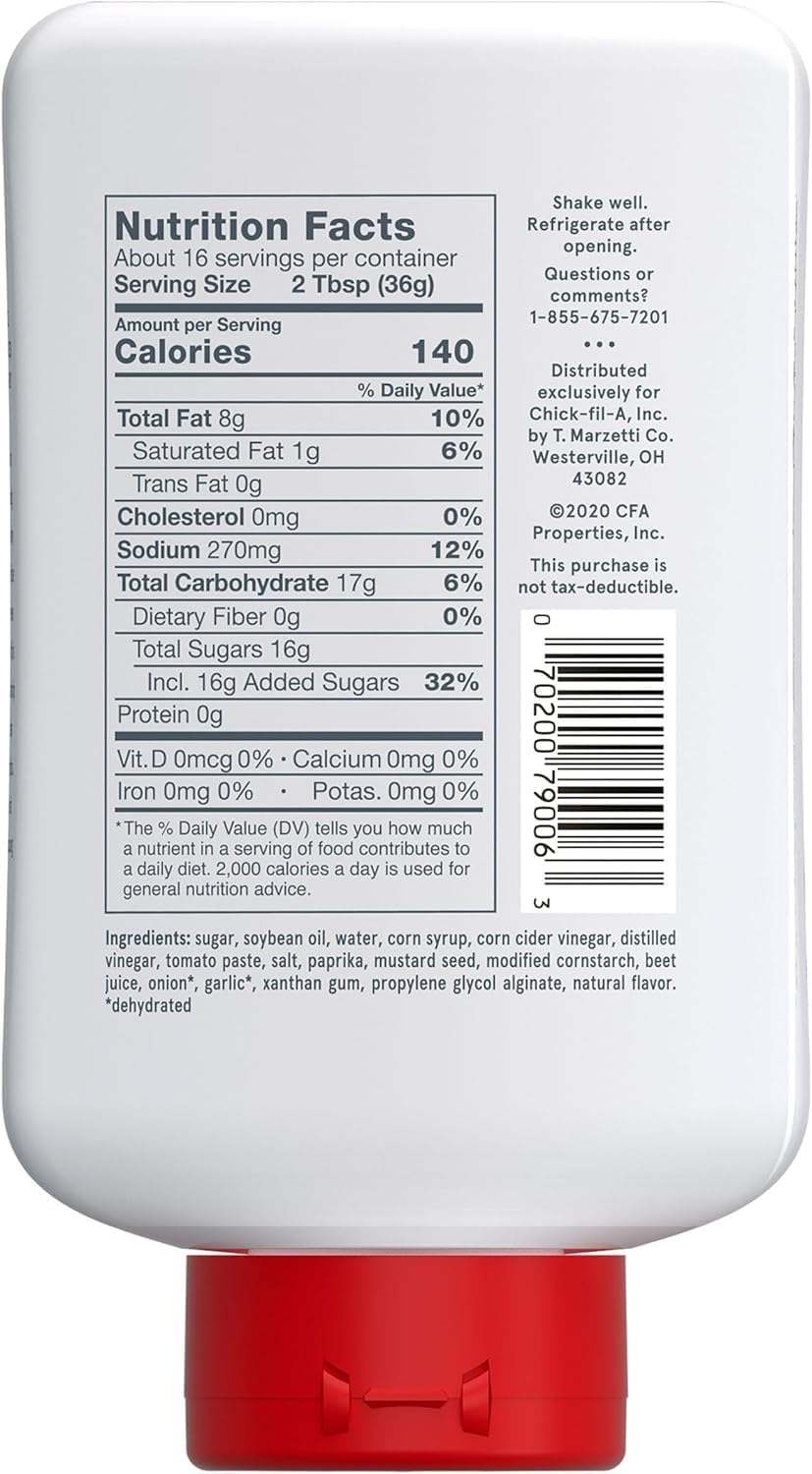 Chick-Fil-A Dipping Sauce, Polynesian Flavor, One 16 Oz (473 Ml) Squeezable Bottle image number 5