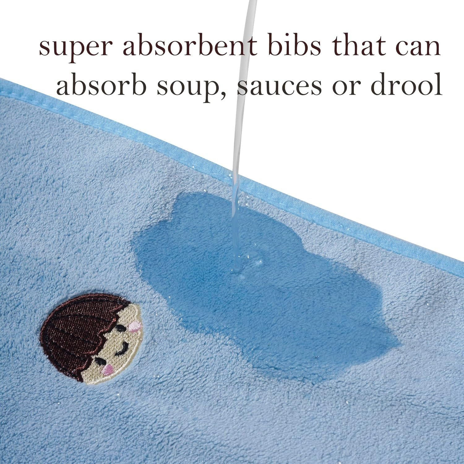 Baby Bibs for Girls or Boys , Toddler Bibs for Feeding image number 5