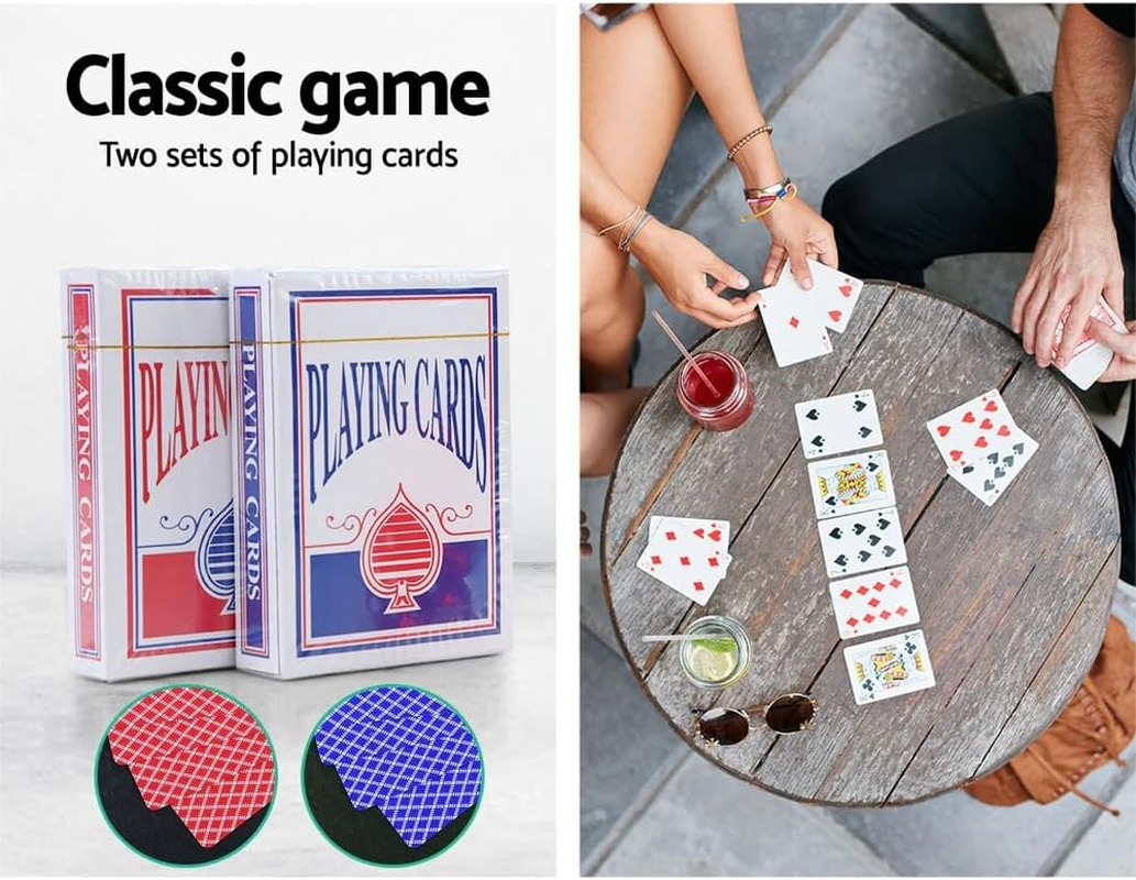 Party Central 300 Piece Poker Game Set, Host the Ultimate Poker Night, Complete with Cards, Chips, and Accessories for Hours of Fun and Entertainment image number 4