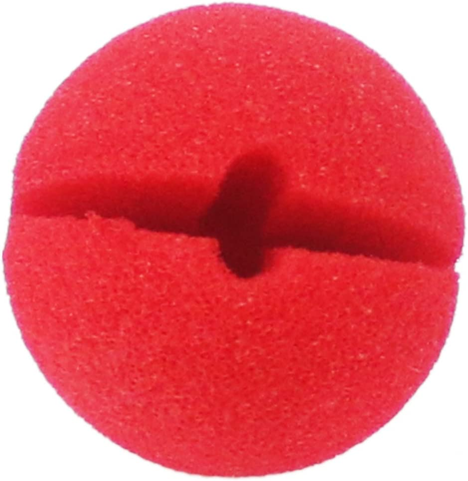 Ogrmar 25PCS Red Circus Clown Nose Christmas Costume Party Cosplay Red Nose Day Halloween Decor (25PCS) image number 4