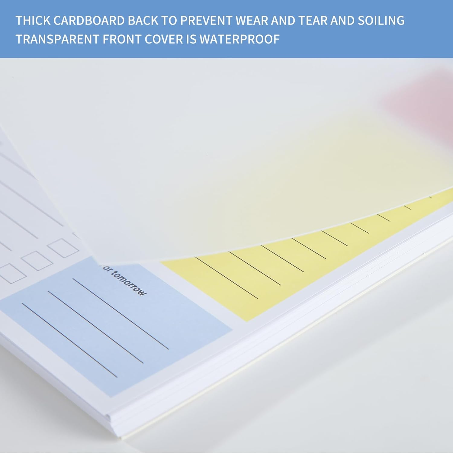 TRASEXTRA 62 Sheets,6 Pack,To Do List Notebook for Work Undated Daily Efficiency Organization Planner Daily Planner Pad 9.8X 6.5In,One Sheet per Day for One Year image number 2