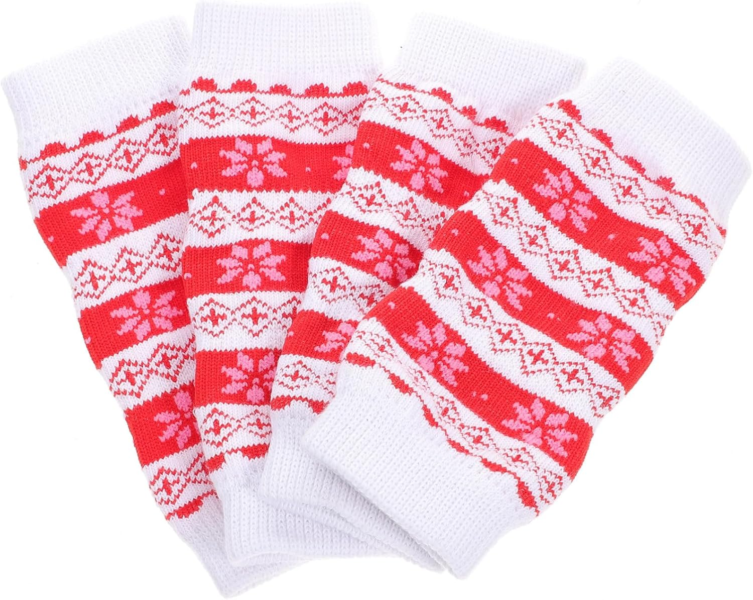 NOLITOY 4Pcs Pee Leg Muffs Pet Leg Sleeve for Snow Gear Warm Knee Pad for Kneeling Pad