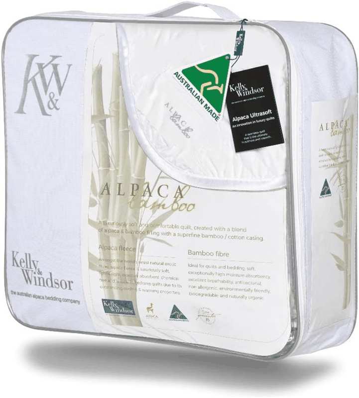 Kelly & Windsor Alpaca Bamboo His and Hers Quilt, Super King image number 2