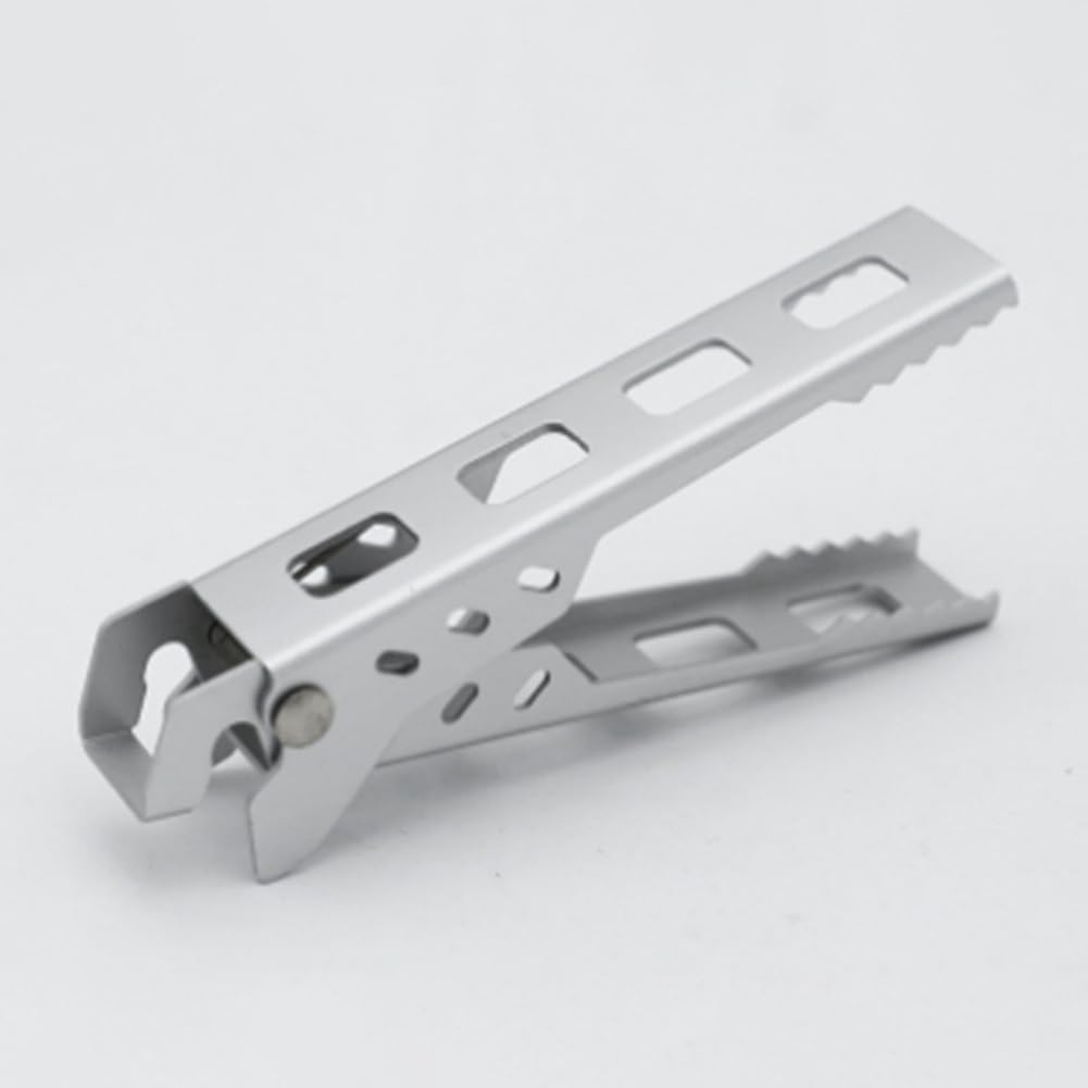 Domoi 2Pcs Outdoor Camping Anti-Scalding Pot and Bowl Gripper, for Hiking, Picnic, BBQ Easy Install Easy to Use (White)