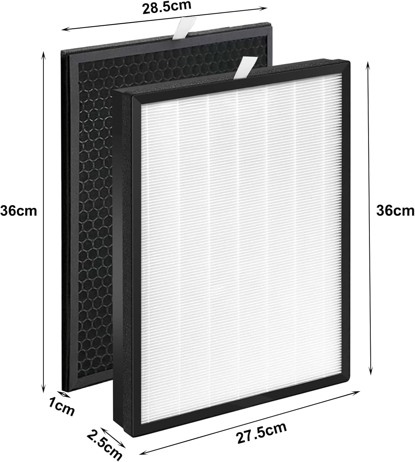 FY1410/FY1413 Replacment Filter,Compatible with for Philips 1000/1000I Air Purifier Series Replace AC1214 AC1215 AC1217 Ac2729,True HEPA & Activated Carbon Filter image number 6