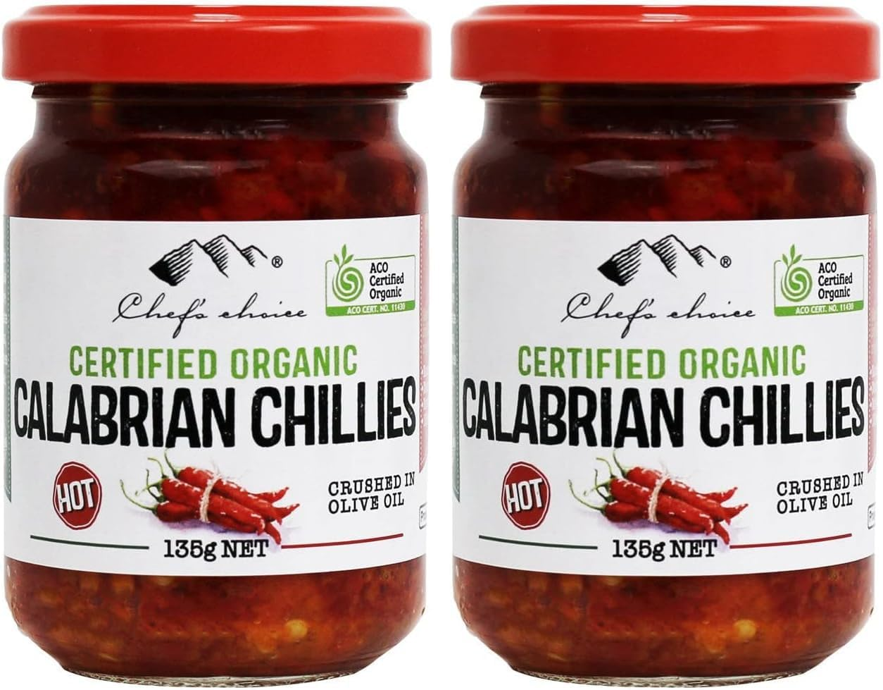 Chef'S Choice Organic Calabrian Chillies 135G