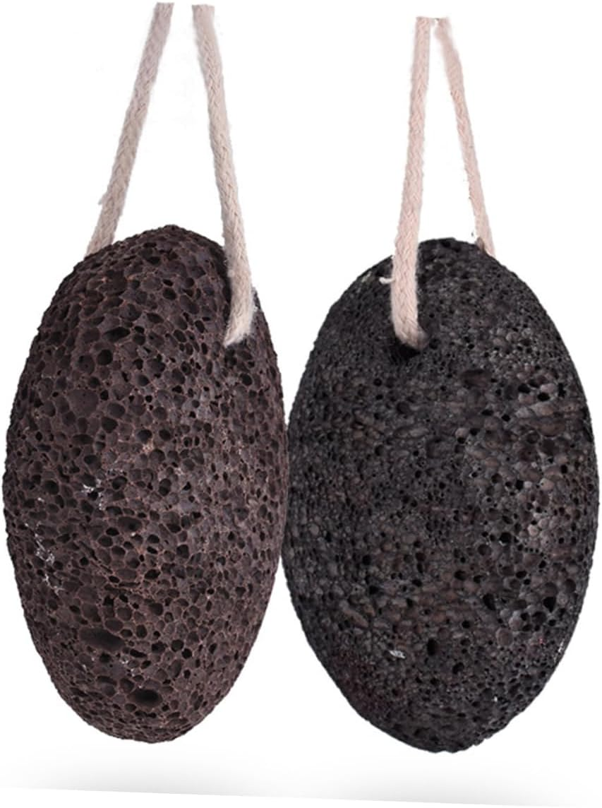 Ipetboom 2Pcs Natural Lava Stone Foot Washboard Callus Remover Exfoliating Pumice Stone for Feet Heels and Palm image number 5