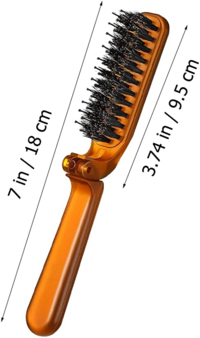 Anneome 2Pcs Portable Folding Combs Professional Travel Hair Combs for Salon and Hotel Use Ergonomic Design for Easy Styling and Comfort Durable Convenient Hair Accessories image number 4