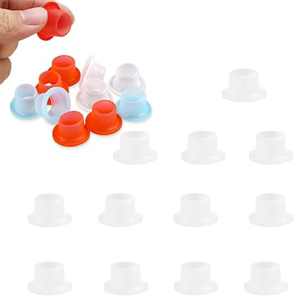 12Pcs Faucet Leak-Proof Sealing Gasket,Faucet Leakproof Gasket Washers to Prevent Leakage and Dripping Silicone Plug Raw Material Belt Rubber Seal Rings,For Garden Faucet Hose (Red)