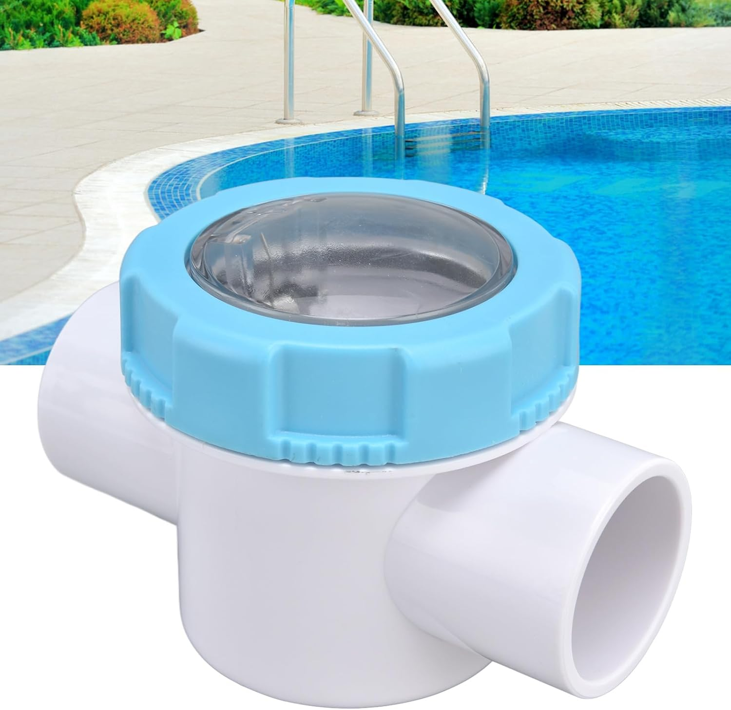 Check Valve Preventer Pool Filter Piping PVC 2 Ways Controller Valve Fitting for 50Mm Pool Filter Valves image number 2