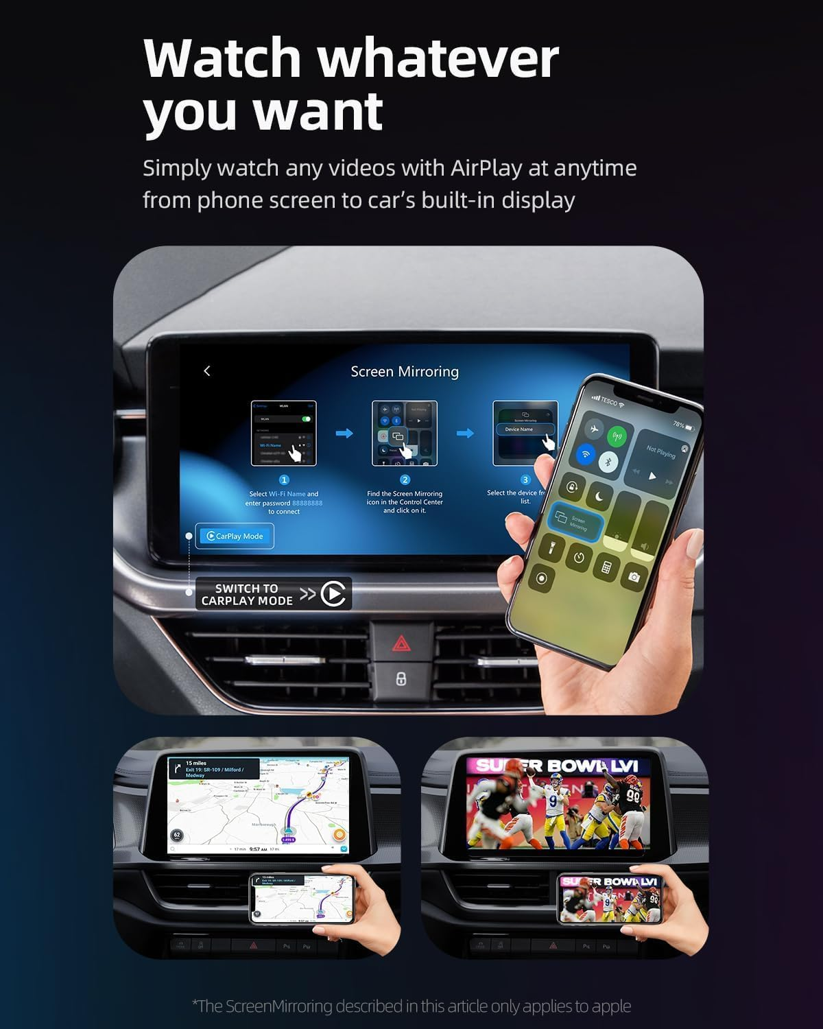 Ottcast Ottoadapter MX Wireless Carplay / Android Auto 3-In-1 Adapter image number 1