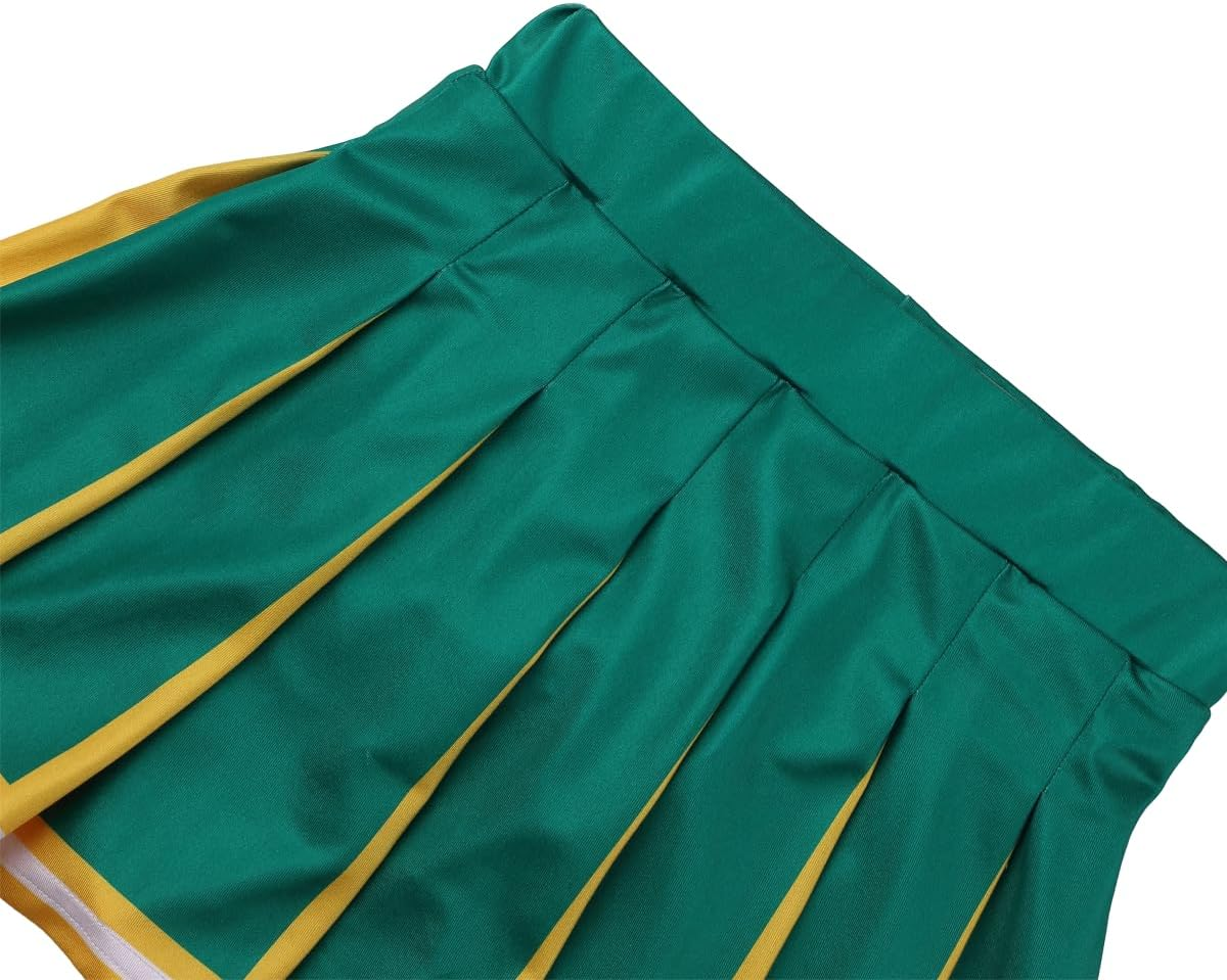 GRAJTCIN Women'S Cheerleader Costume Musical Uniform Halloween Party Fancy Outfit image number 2