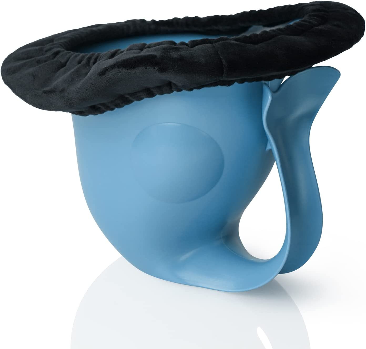 Potty for Newborn Baby Potty Training; Communication Indoor & Outdoor; Attractive Fish Shape (Blue) image number 1