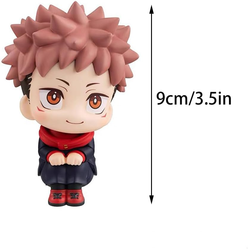 Handheld Jujutsu Kaisen Q Version Ltadori Yuji, Satoru Gojo Anime Peripheral Twisted Egg Car Doll Decoration (Q Version Itadori Yuji), JJ20231027 image number 6