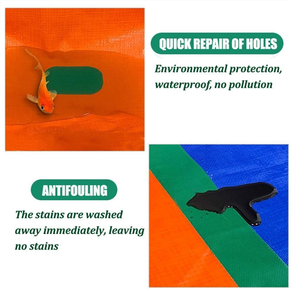 7.5M Glass Fiber Tent Repair Canvas Adhesive Patches Rain Cloth Repair Tape 8CM Green