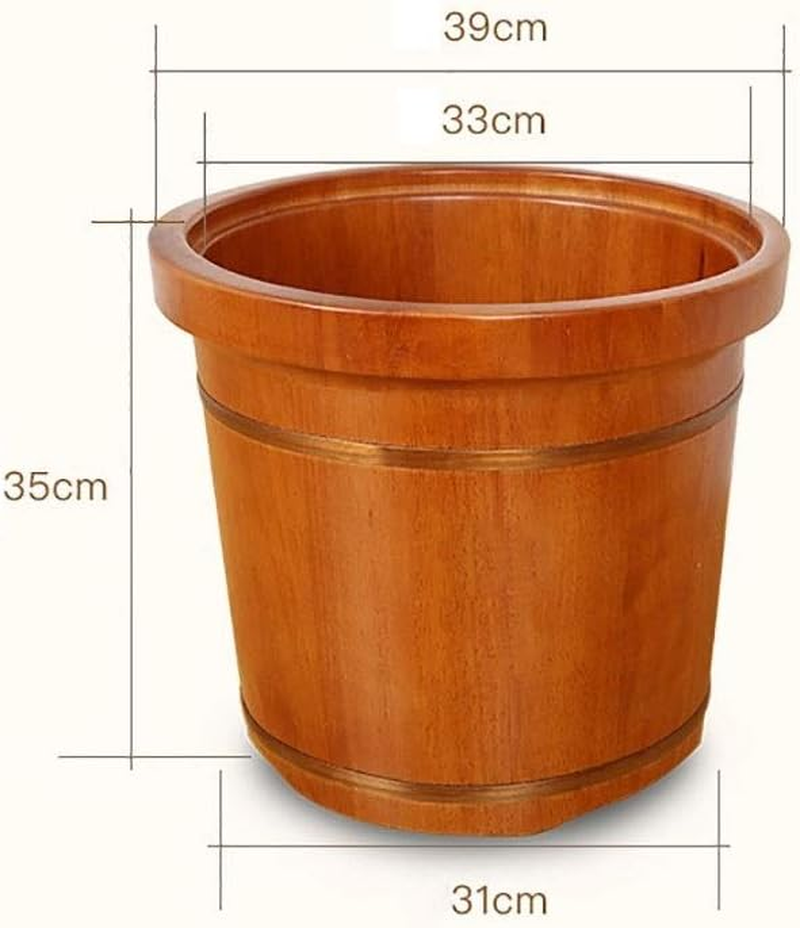 Wood Foot Bath Bucket Wood Bucket for Pedicure, Foot Soak Bucket, Foot Basin for Adults, Foot Bath Spa Tub, Foot Tub for Soaking Feet (Size : A) (A) Super Easy to Use Interesting