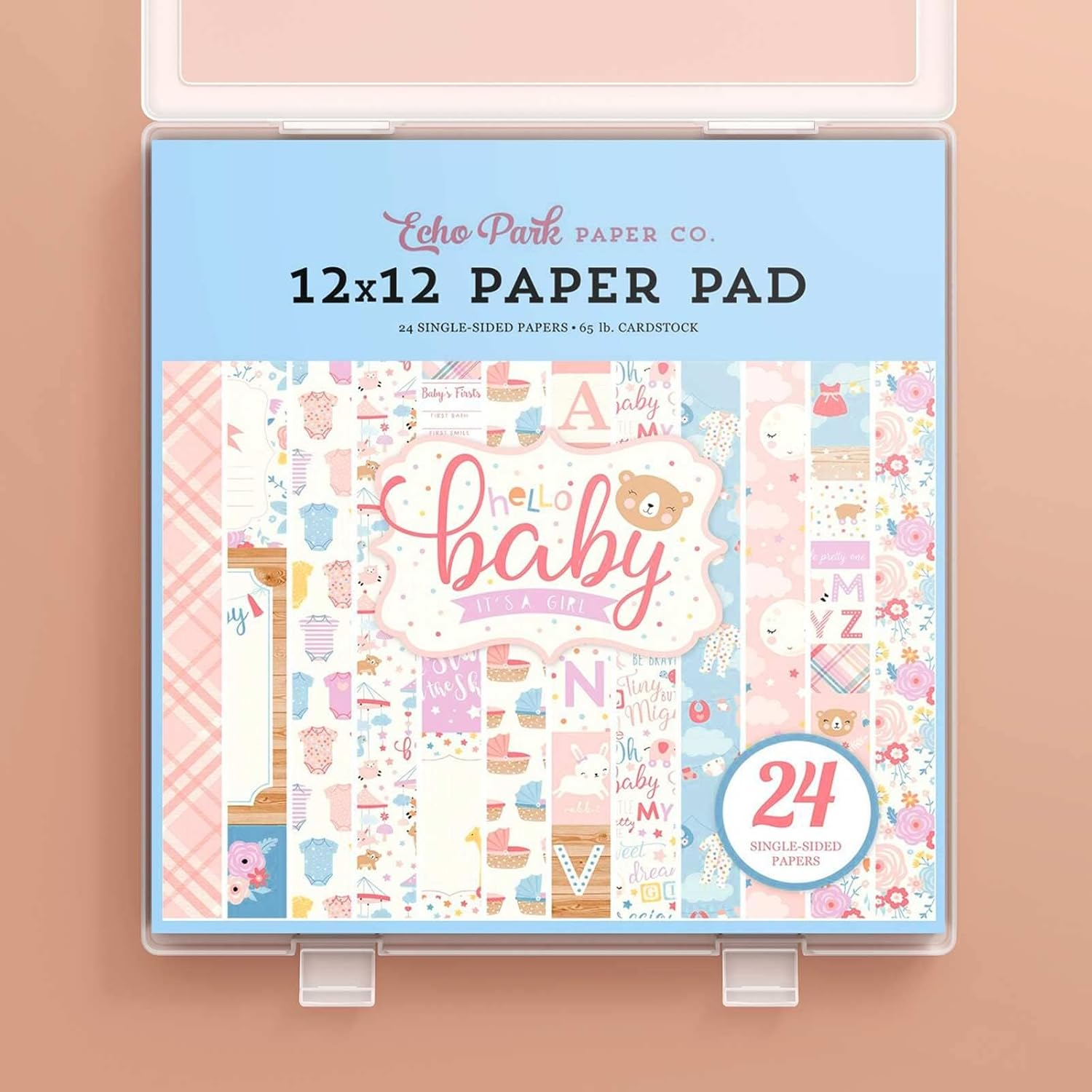 Ibune 18 Grids Plastic Compartment Container, Bead Storage Organizer Box Case for Jewelry Craft Tackles Screws Nails, Size 10.9 X 7.7 X 1.7 in (Black) image number 1